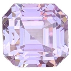 Pierre précieuse afghane de kunzite rose naturelle en vrac, taille Asscher, de 6,55 carats