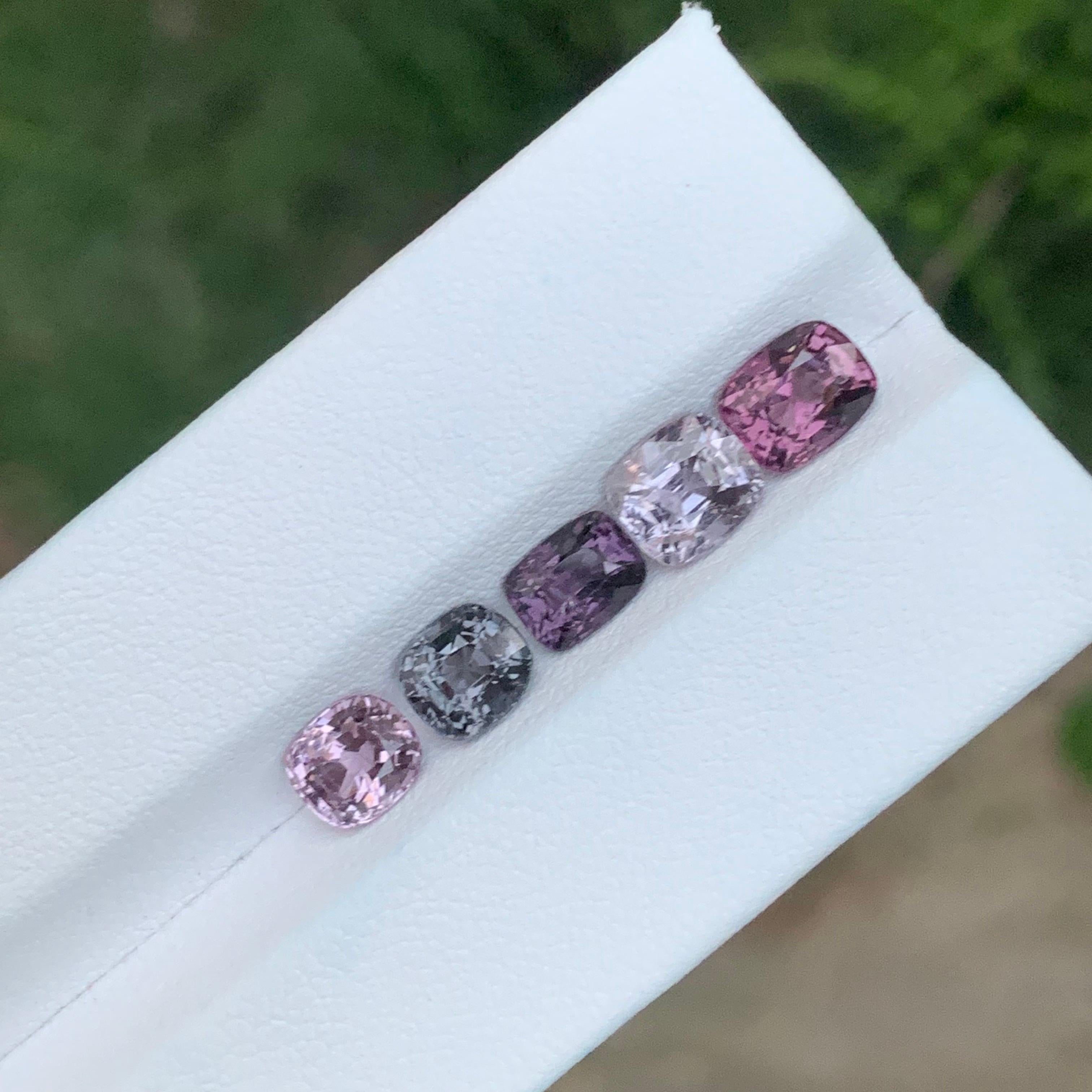 6.55 Karat natürliches loses Spinellgefäß für die Schmuckherstellung im Angebot 3