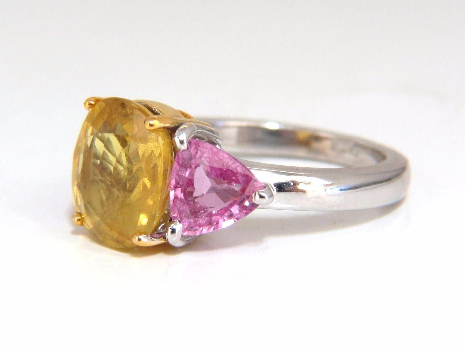 natural yellow sapphire rings