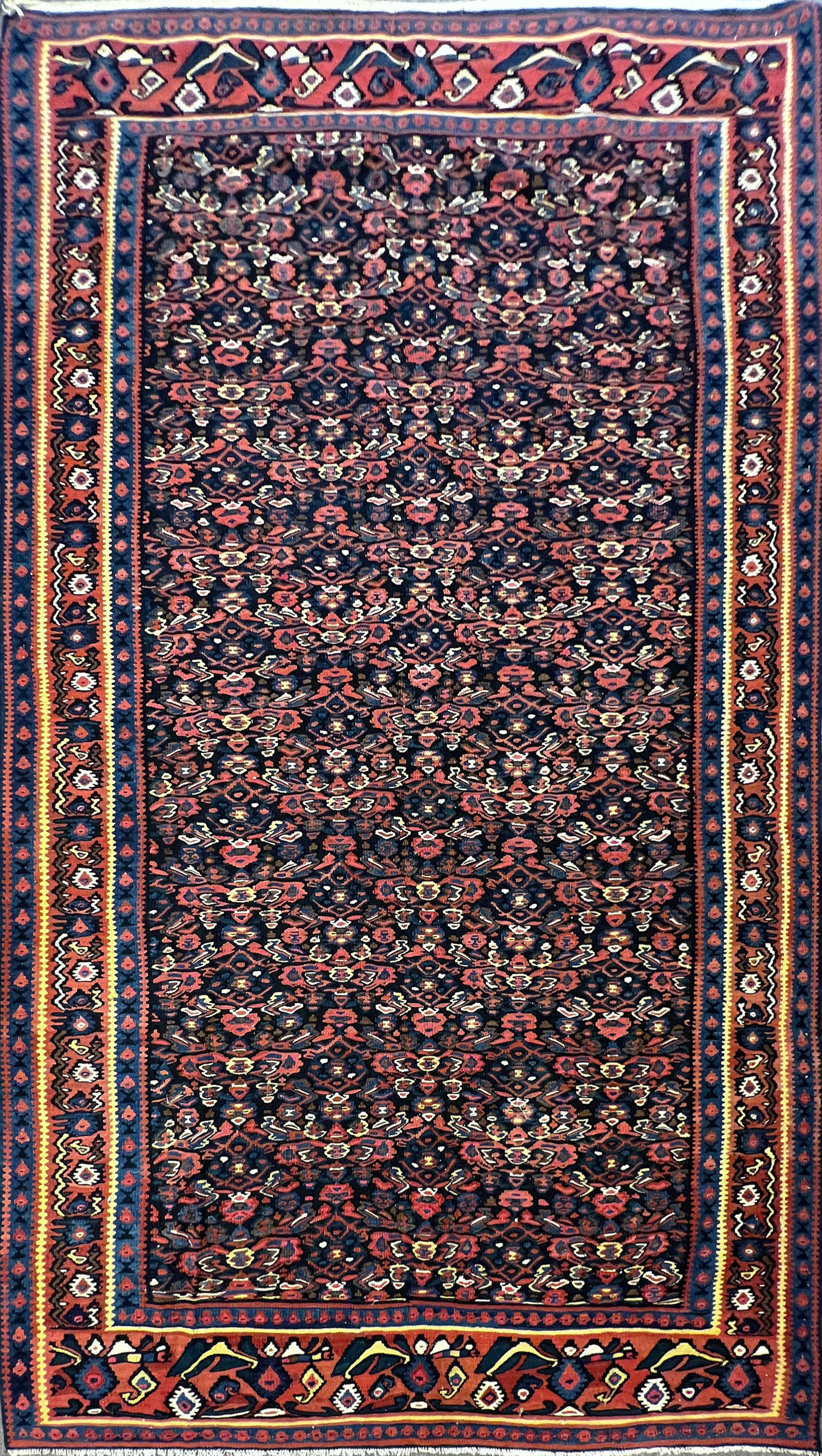 656 - Vecchio Kilim Senneh di pregio