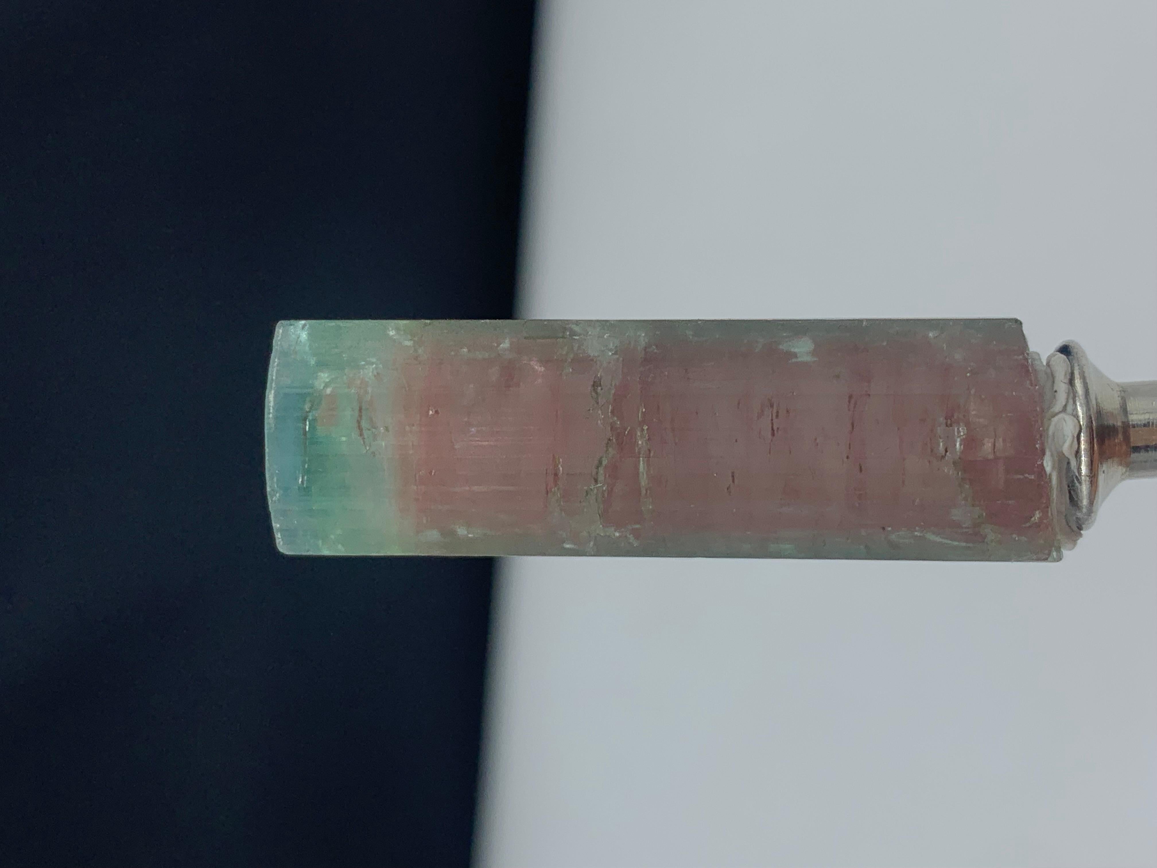 Other Carat Stunning Bi Color Tourmaline Crystal from Paprook, Afghanistan For Sale