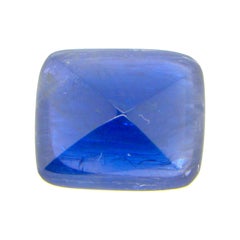 6.58 Carat Burma No Heat Royal Blue Sapphire Sugarloaf