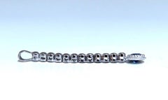 .65ct Natural Blue Sapphire Diamonds Pendant 14kt*