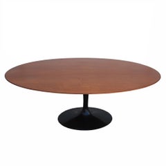 Knoll Saarinen Teak Oval Dining Table