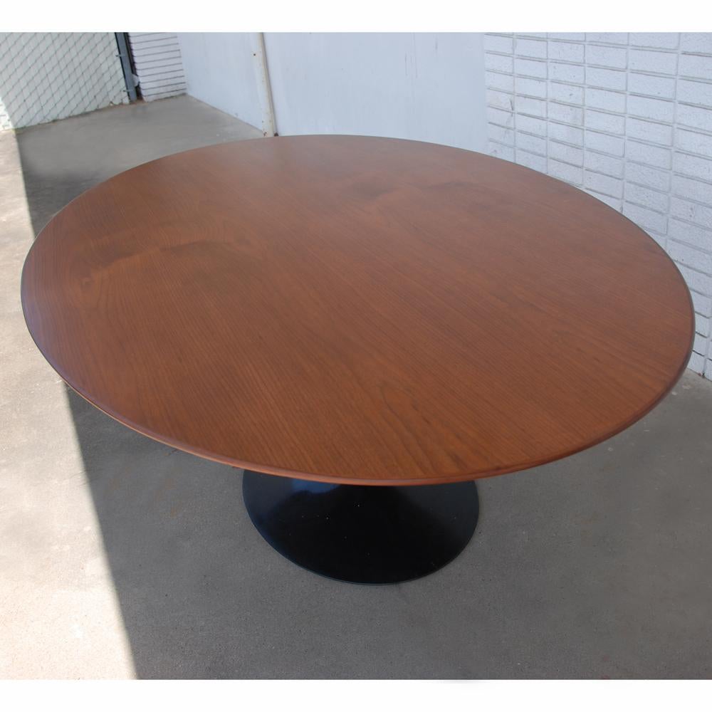 American Knoll Saarinen Teak Oval Dining Table