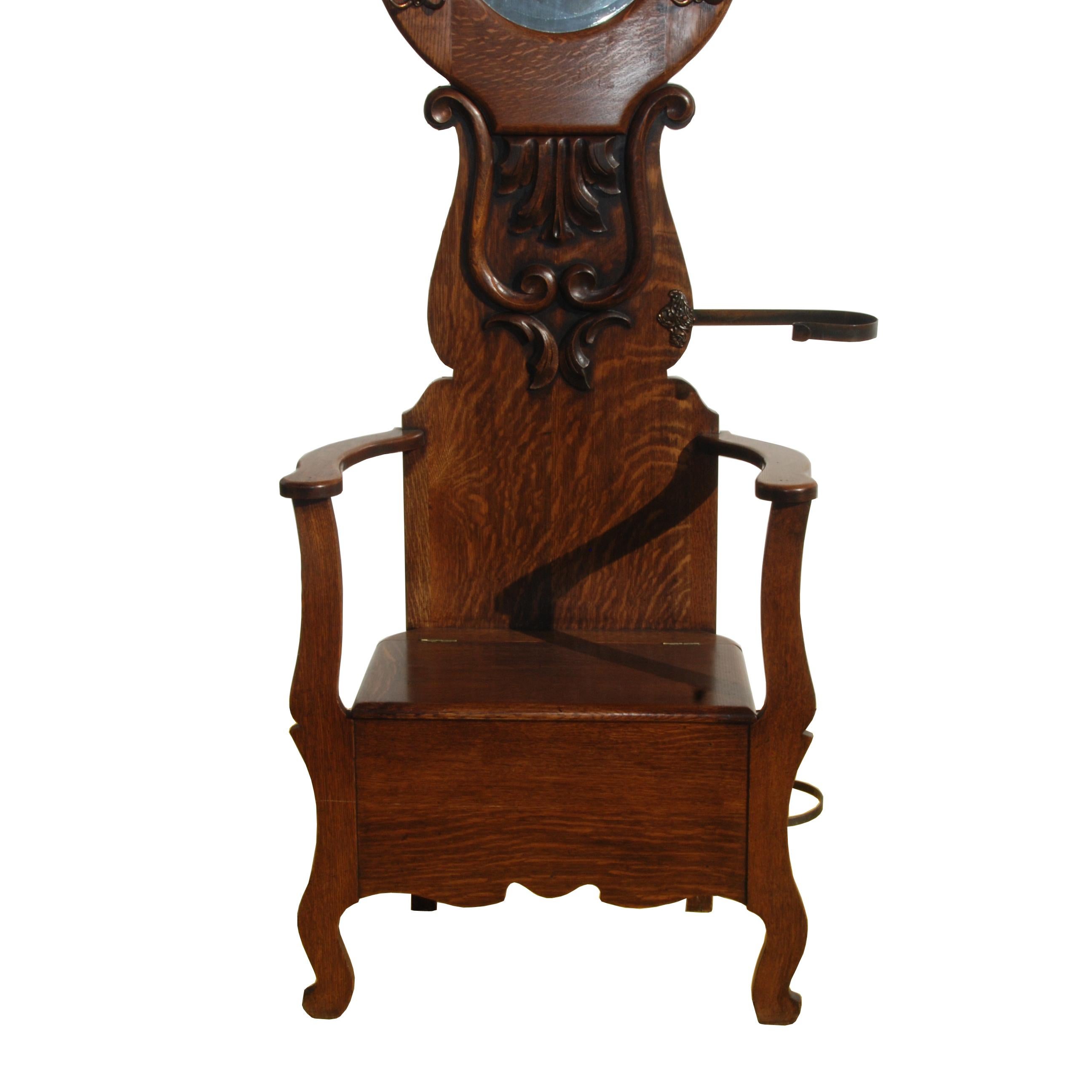 victorian hall tree