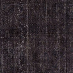6.5x10.6 Ft Modern Area Rug in Charcoal Gray & Black. Handmade Turkish Carpet