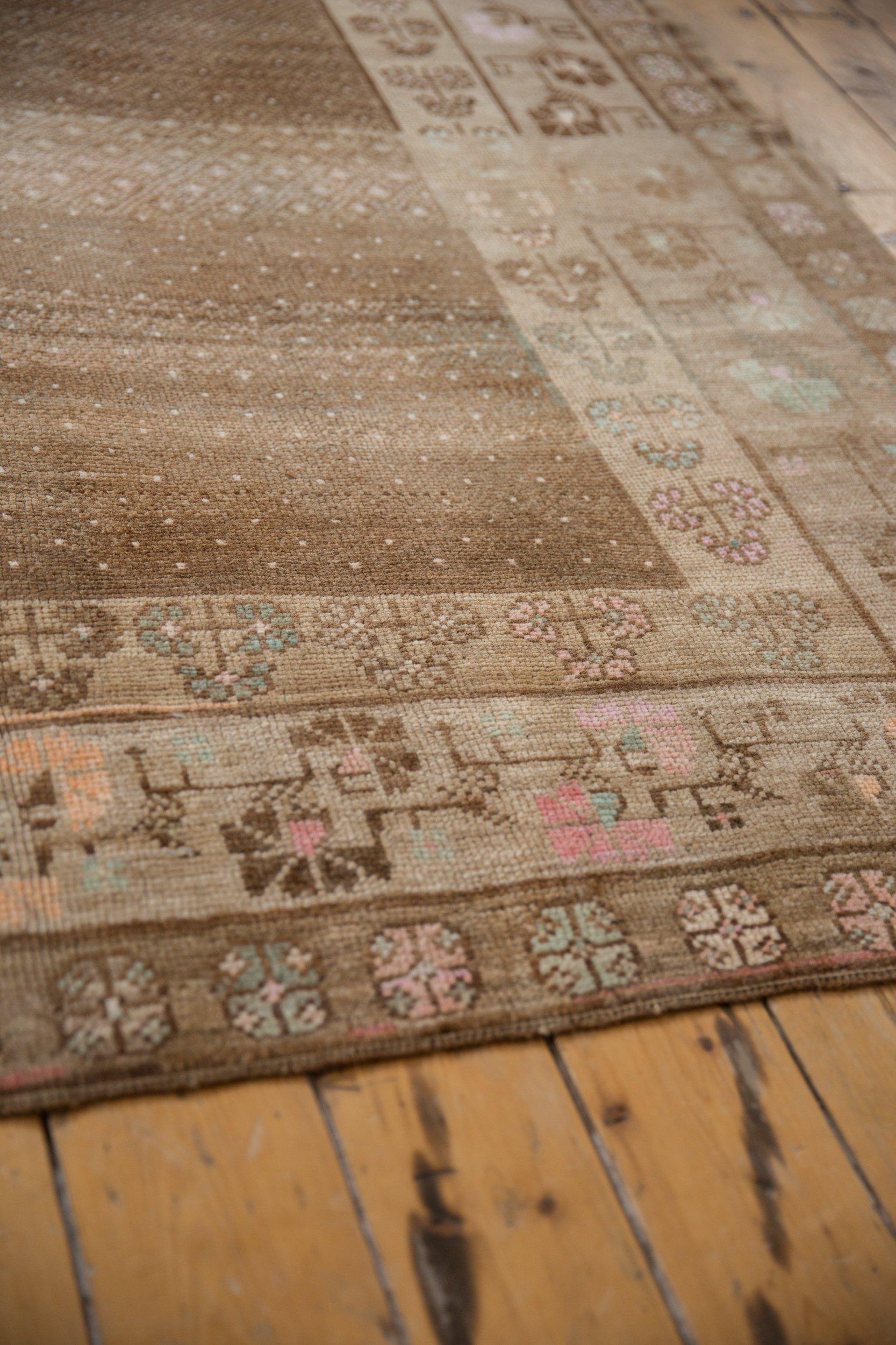 Late 20th Century Vintage Distressed Kars Carpet For Sale