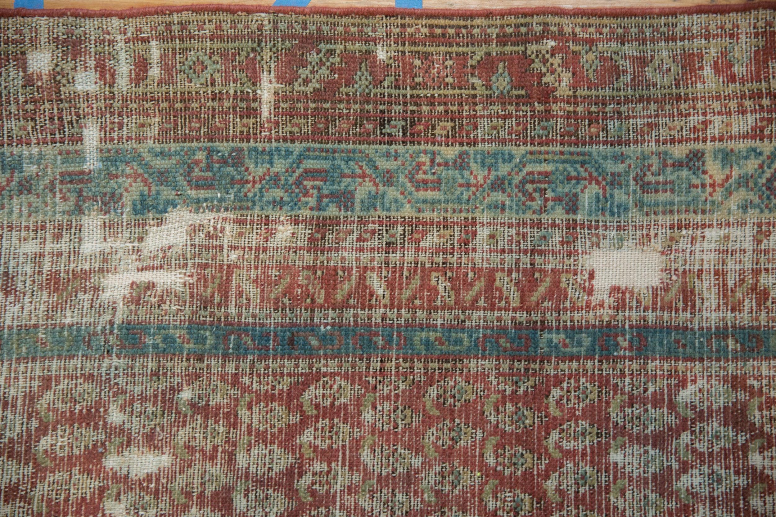 Antique Distressed Malayer Rug Runner For Sale 4