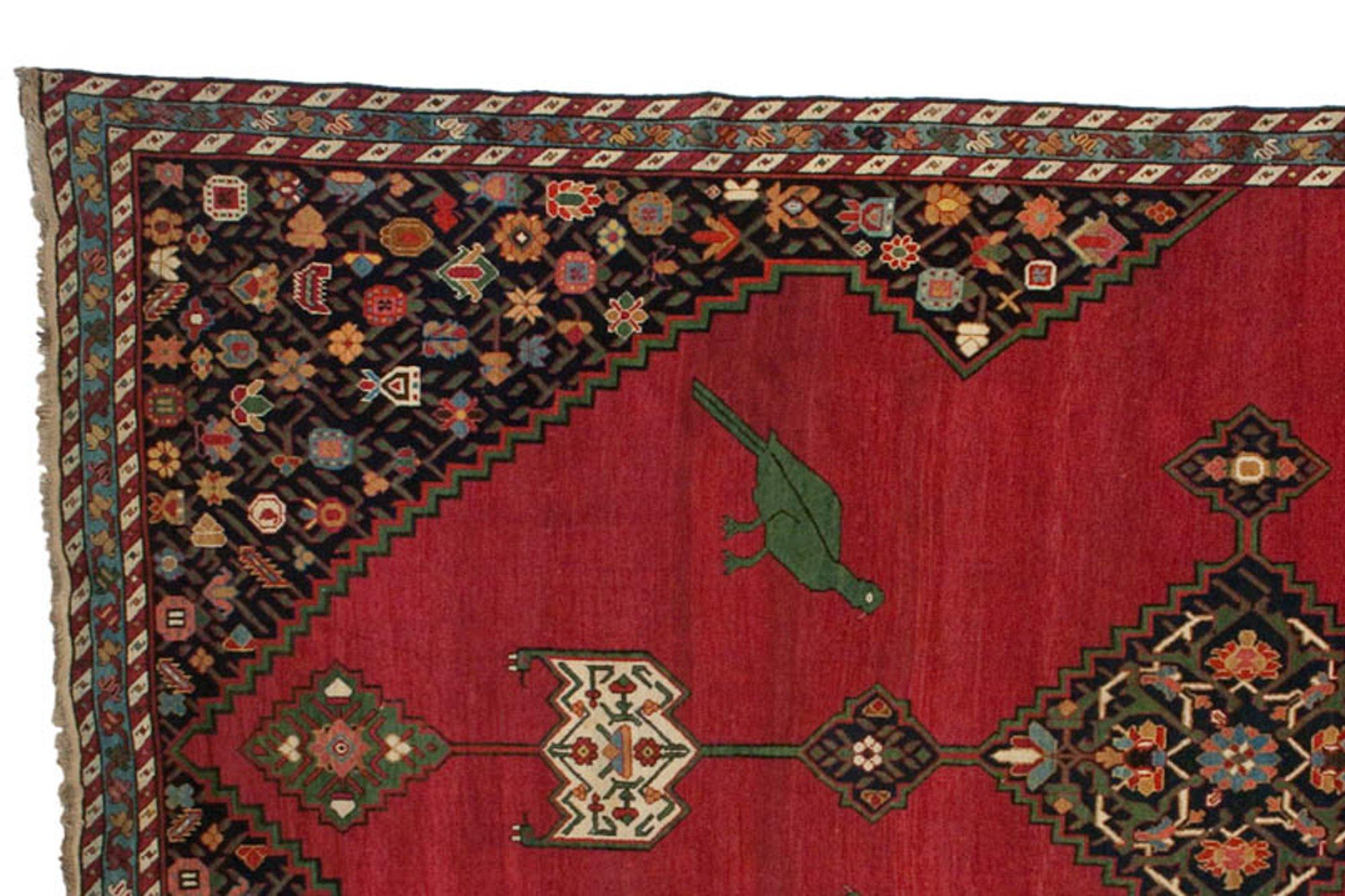 Antiker Karabagh-Teppich-Läufer (Handgeknüpft) im Angebot