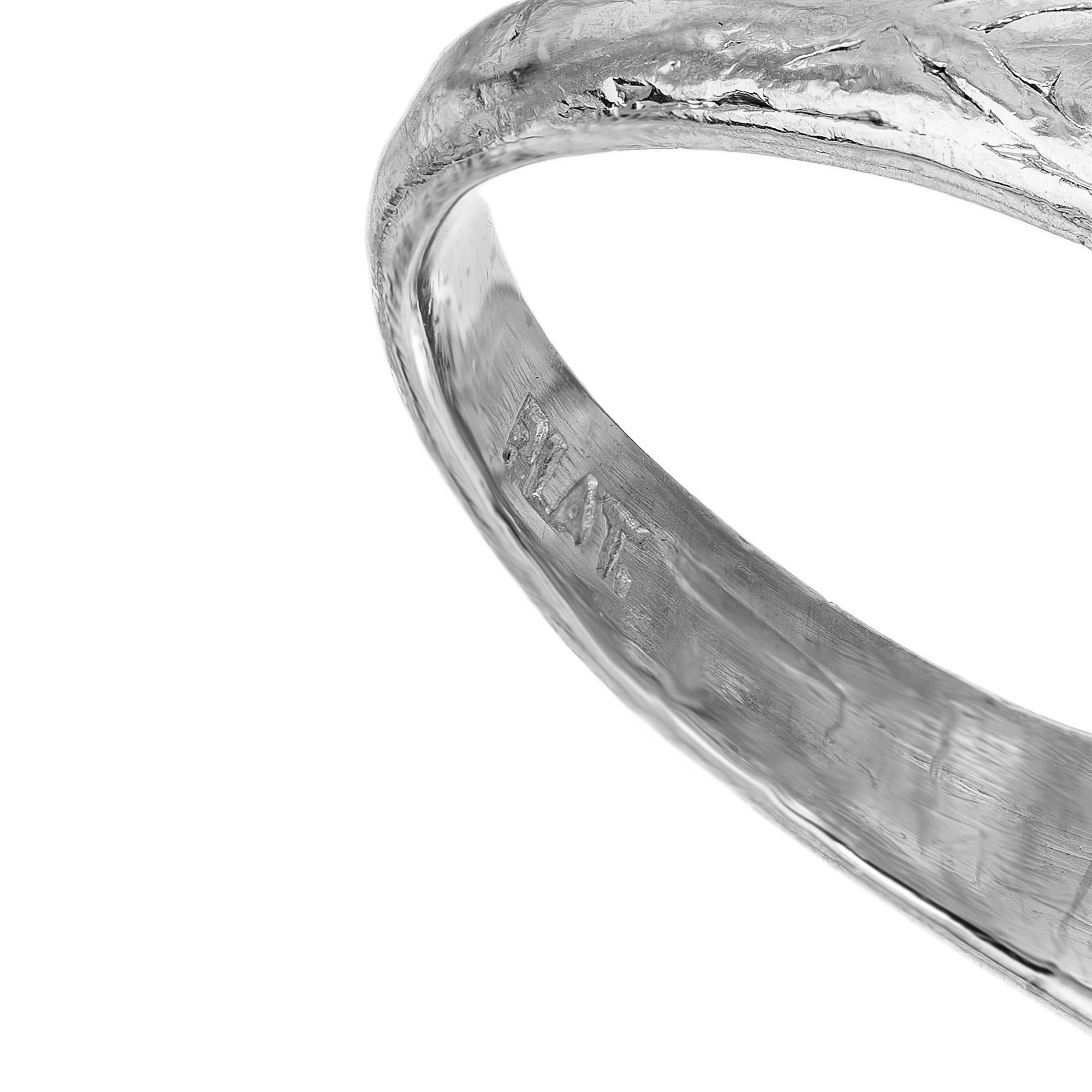 .66 Carat Old European Cut Art Deco Diamond Domed Platinum Cocktail Ring For Sale 2