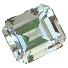 6,60 Karat Natürlicher loser grüner Amethyst Smaragd Form Edelstein für Schmuck