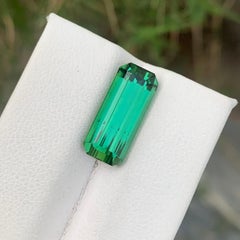 6.60 Carat Verde Vivace Luminous Charm Bright Green Tourmaline Afghan Mine