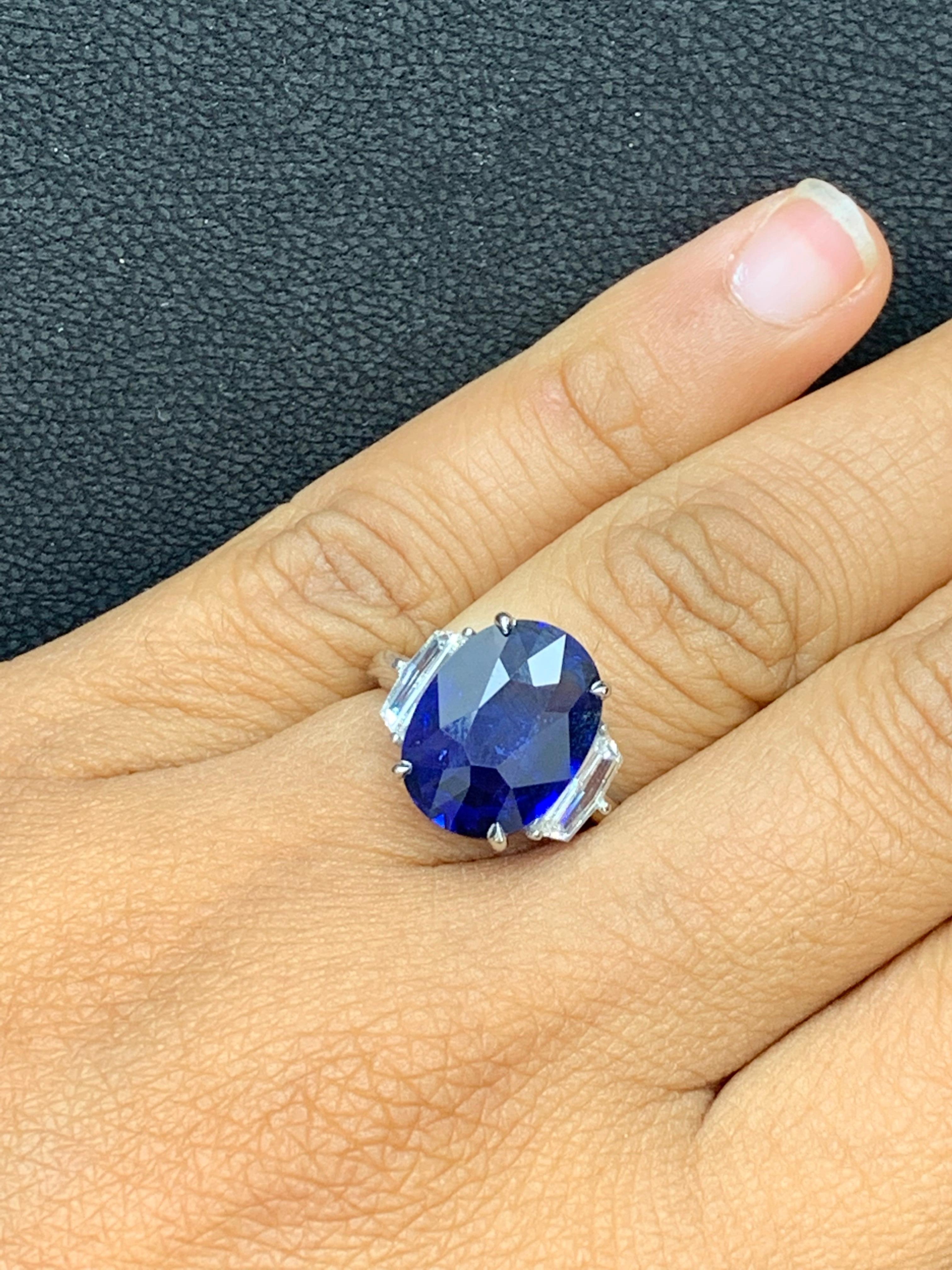 oval cut sapphire engagement ring