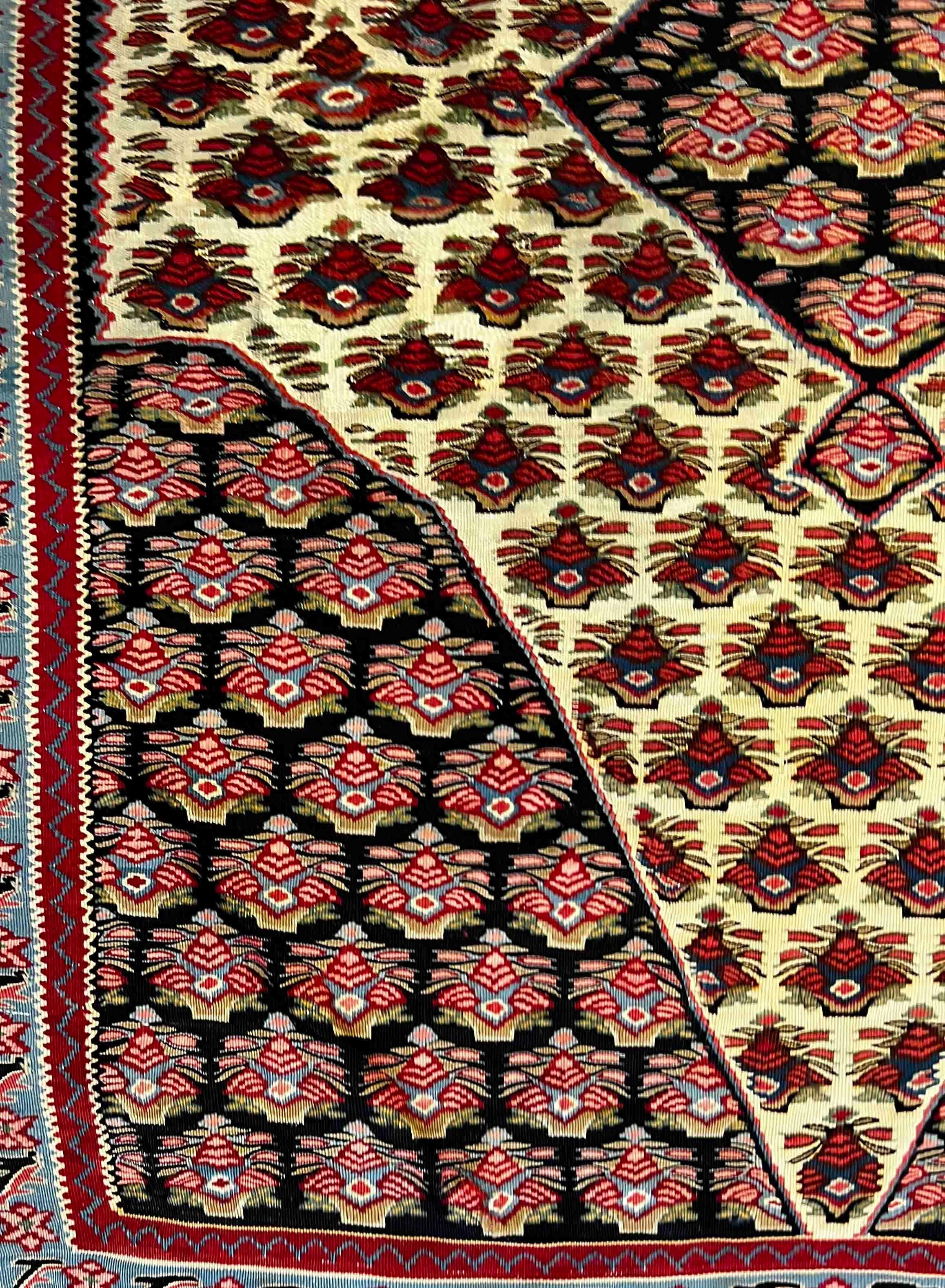 662 – Schöner feiner Kelim, 20. Jahrhundert im Angebot 5