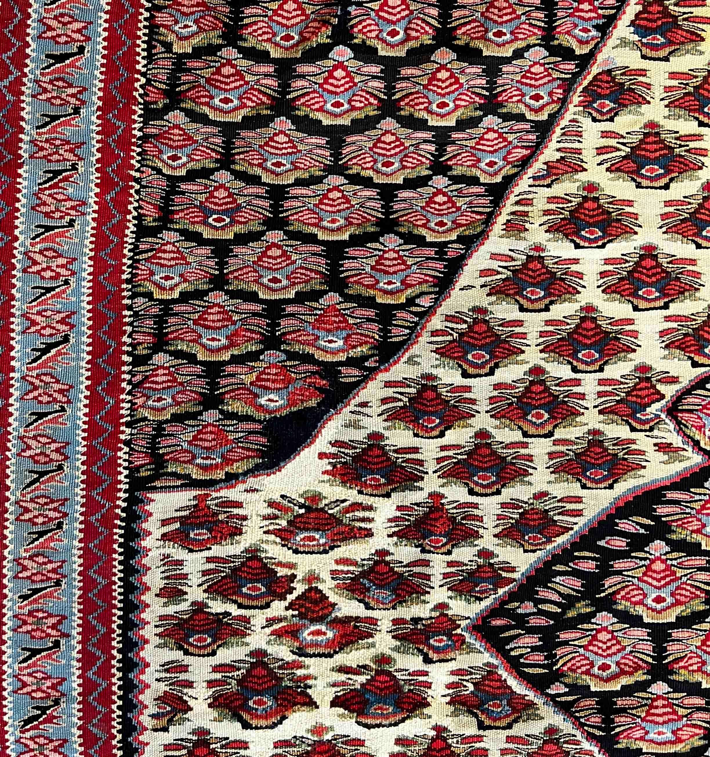 662 – Schöner feiner Kelim, 20. Jahrhundert im Angebot 6