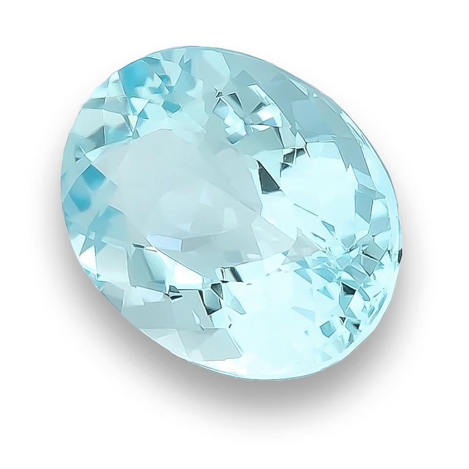 Piedra preciosa aguamarina azul natural 6.63 quilates / JupiterGem Corte mixto