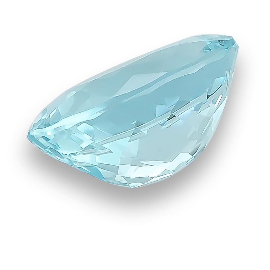 Piedra preciosa aguamarina azul natural 6.63 quilates / JupiterGem en Nuevo Estado en Los Angeles, CA
