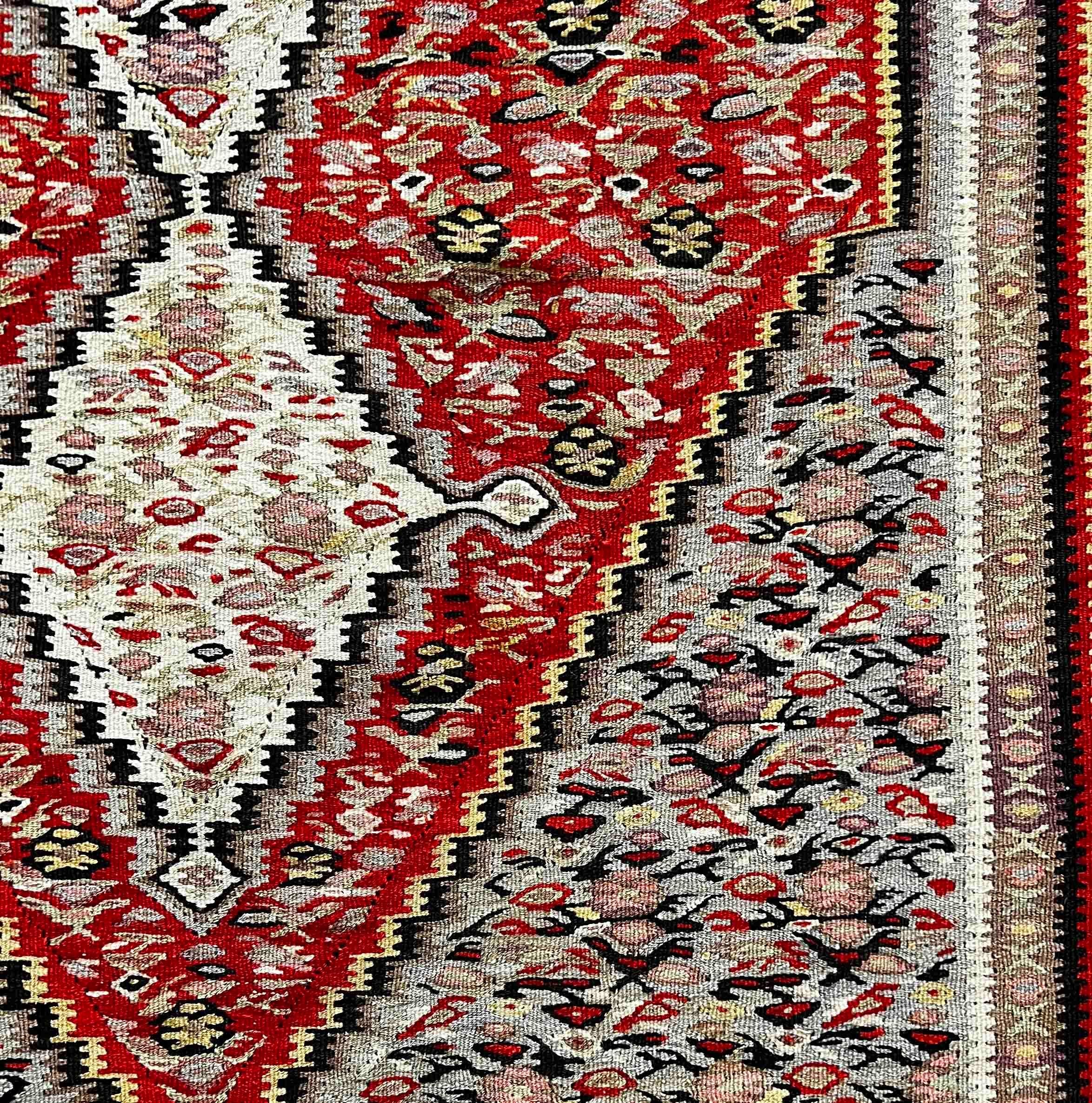 664 - Vecchio Kilim Senneh di pregio in vendita 3