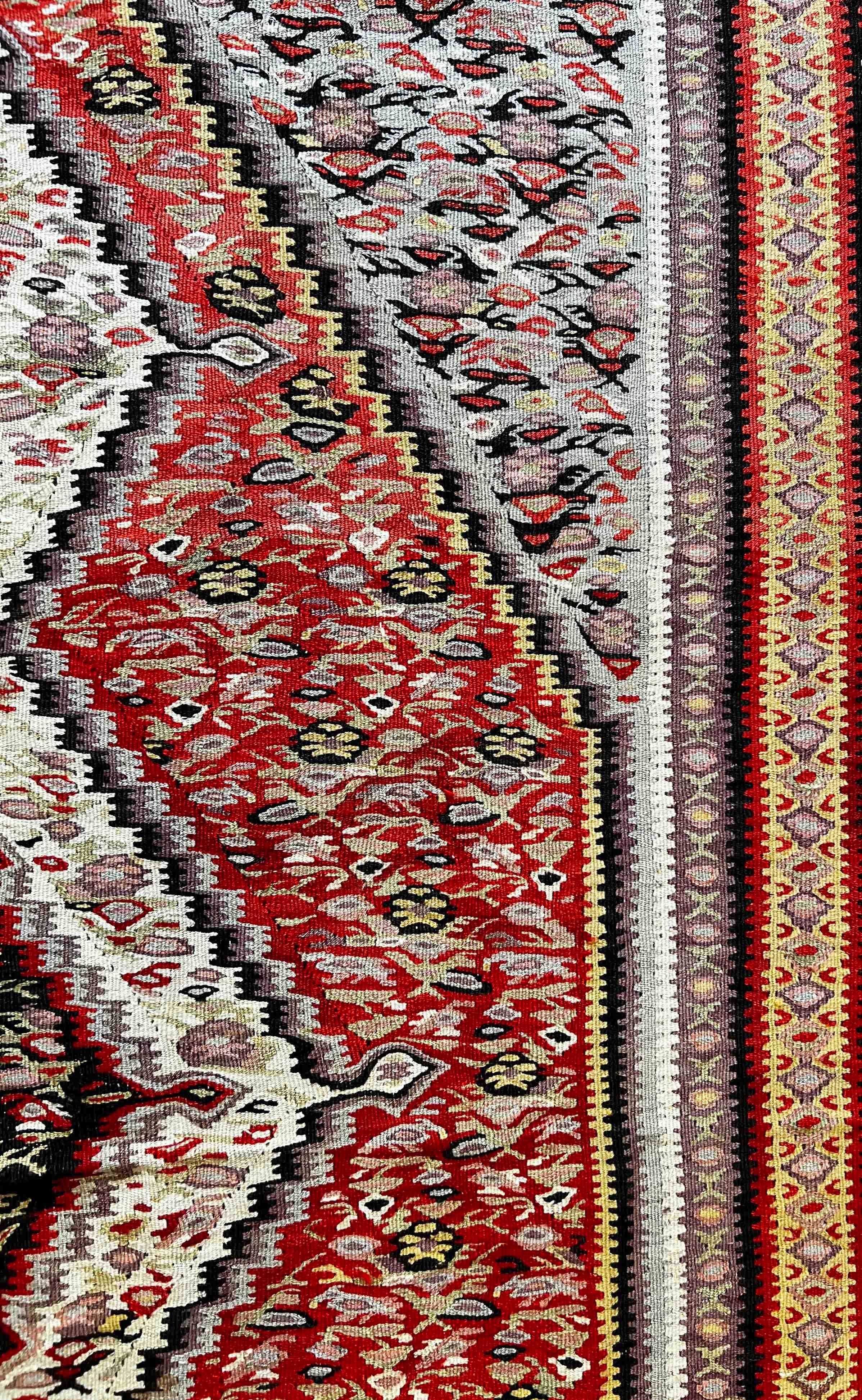 664 - Vecchio Kilim Senneh di pregio in vendita 5