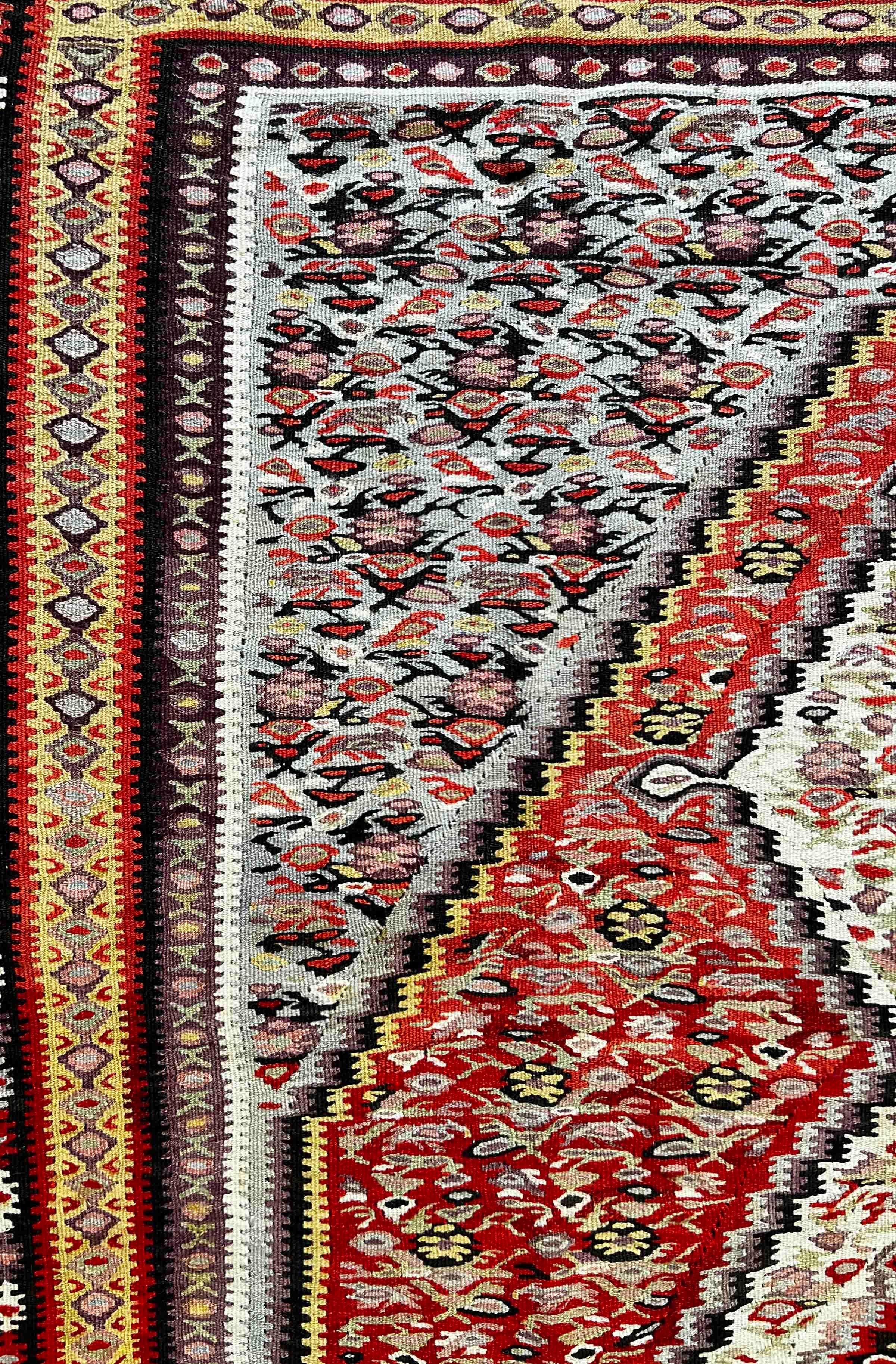 664 - Vecchio Kilim Senneh di pregio in vendita 6