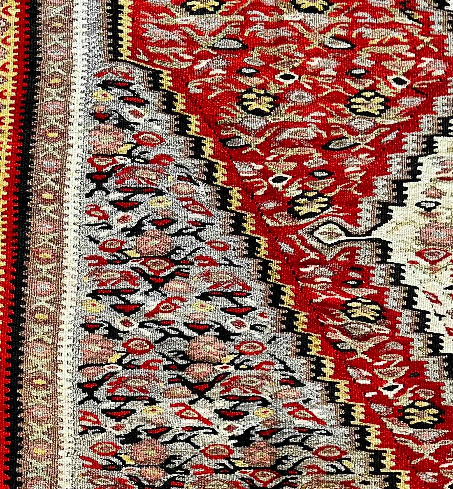 664 - Vecchio Kilim Senneh di pregio in vendita 2