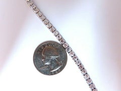 Pulsera tipo «tenis» con diamantes naturales de 6,65 quilates, de oro de 14 quilates, modelo Classic Riviera*