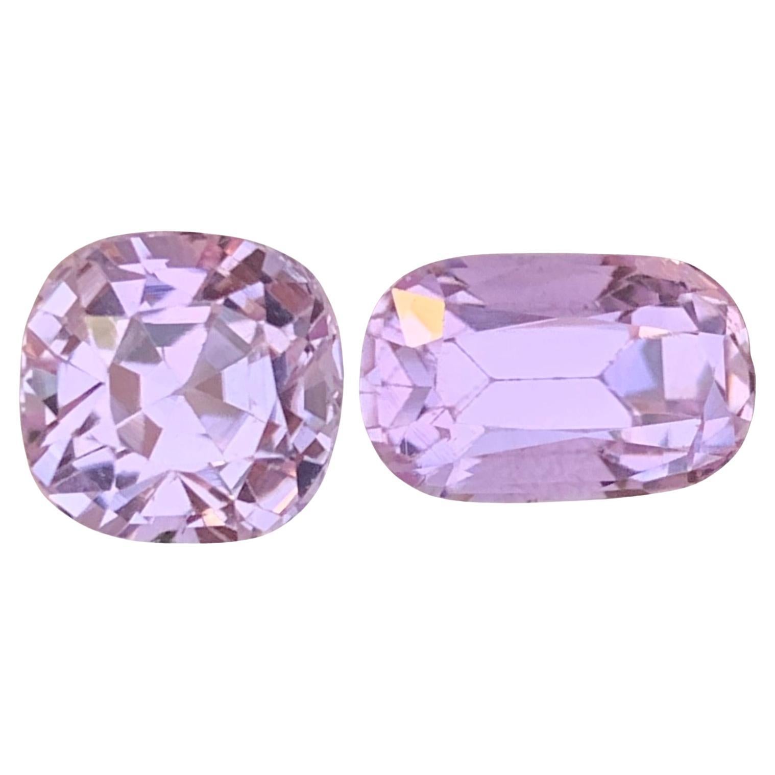 6.65 Carat Natural Loose Dual Kunzite Gemstone For Jewellery Making