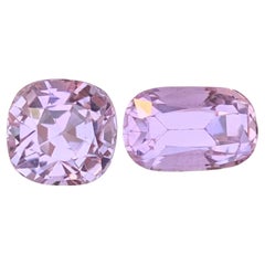 6.65 Carat Natural Loose Dual Kunzite Gemstone For Jewellery Making