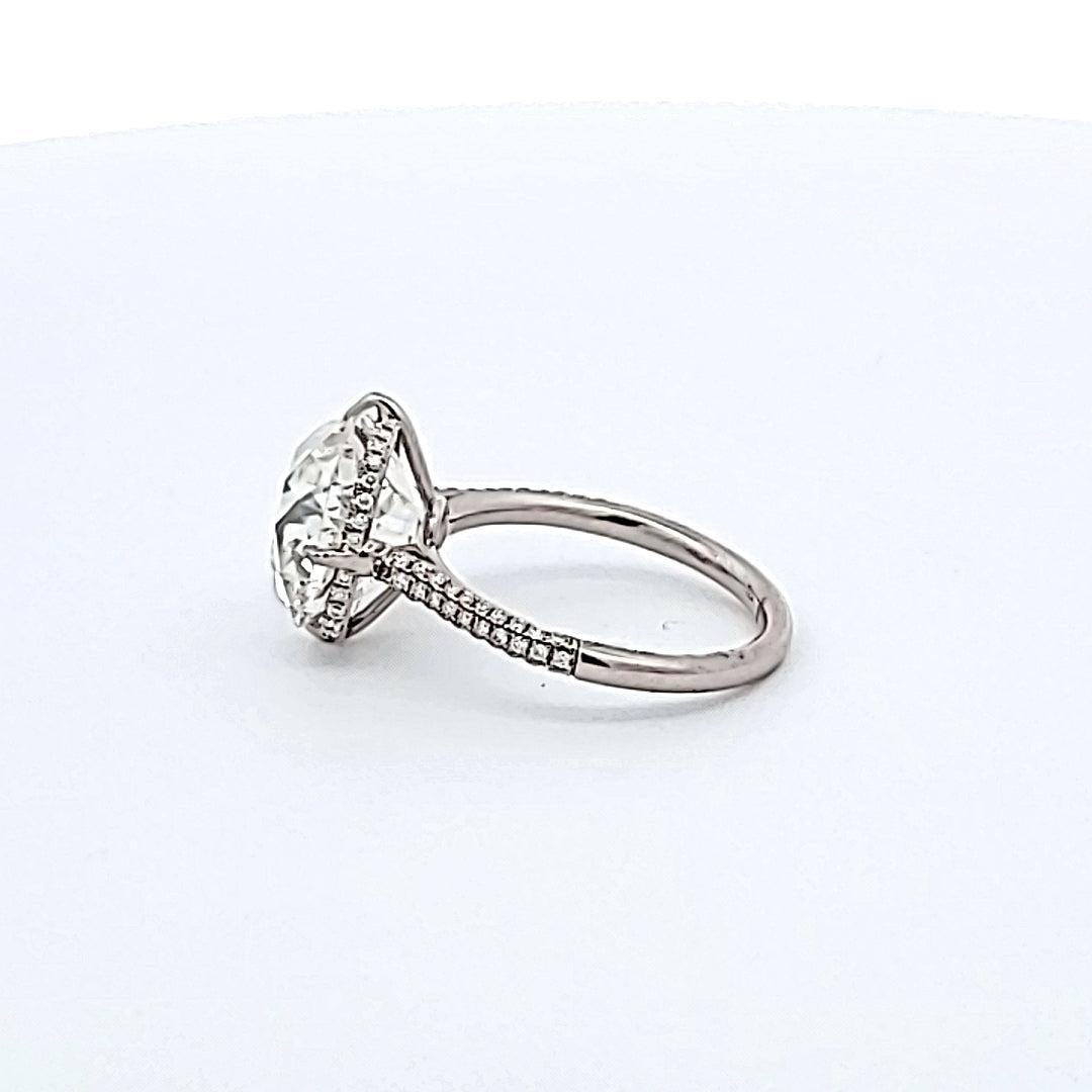 Title:
6.65 Carat Old Miner Cut H SI2 Diamond Platinum Engagement Ring


Style:
Engagement


Metal:
Platinum


Gemstone 1:
6.65 Carat Diamond


Number of Stones:
1


Color:
H


Clarity:
SI2


Shape:
Old Miner Cut


GIA:
DIAM OM H SI2 (GIA)