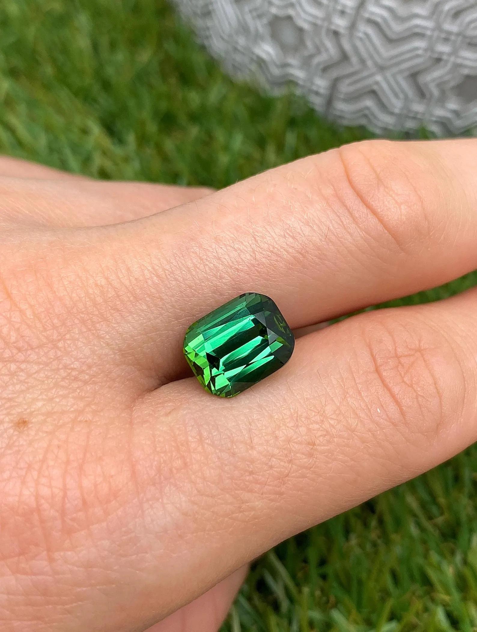 Nature 6.65Ct Tourmaline Loose gemstone  En provenance d'Afghanistan !

Certifié GFCO
Couleur des pierres : Vert
Type de pierre précieuse : Tourmaline
Taille de la pierre : 11.37x9.15x7.97mm
Qualité de la coupe : Très bonne
Forme de la pierre :
