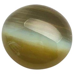 6.66 Carat Cat's Eye Chrysoberyl, Unset Loose Gemstone, GIA Certified 