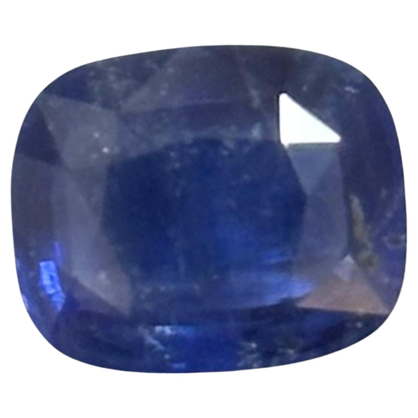 6.67 Carat cushion-cut Sapphire