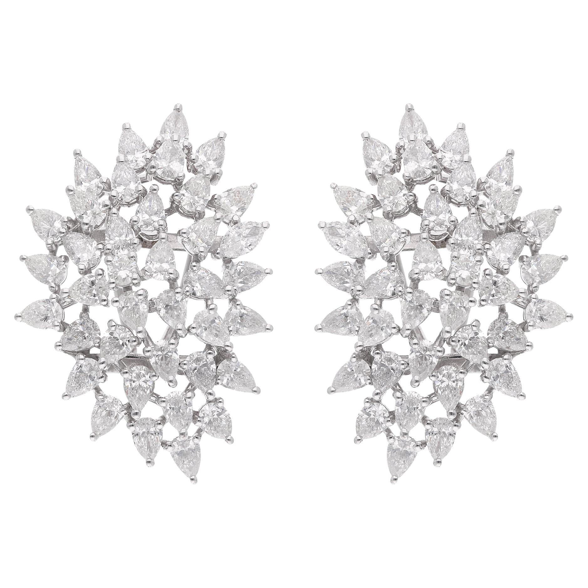 Artikel-Code :- SEE-13001
Bruttogewicht :- 14.70 gm
18k Weißgold Gewicht :- 13,37 gm
Natürlicher Diamant Gewicht :- 6.67 Ct. ( DURCHSCHNITTLICHE DIAMANT-REINHEIT SI1-SI2 & FARBE H-I )
Ohrringe Größe :- ca. 32 mm. 

✦