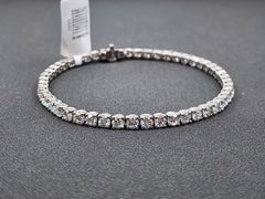 Bracelet « tennis » en diamants de 6,68 carats, monté sur platine