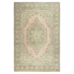 Tappeto vintage da 6,6x10 piedi, unico nel suo genere. Tappeto turco fatto a mano