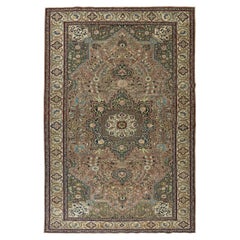 6.6x9.9 Ft Traditional Vintage Hand Knotted Anatolian Rug for Living Room Decor