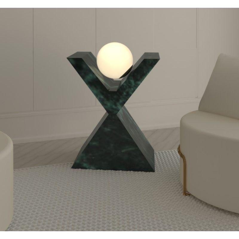 67, Floor Lamp, Green Guatemala by Sissy Daniele In New Condition For Sale In Geneve, CH