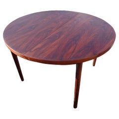 Scandinavian Rosewood Extendable Dining Table 