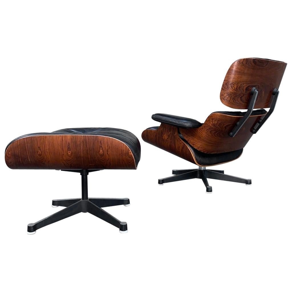 670-671 Ray and Charles Eames 1970 Rosewood Lounge