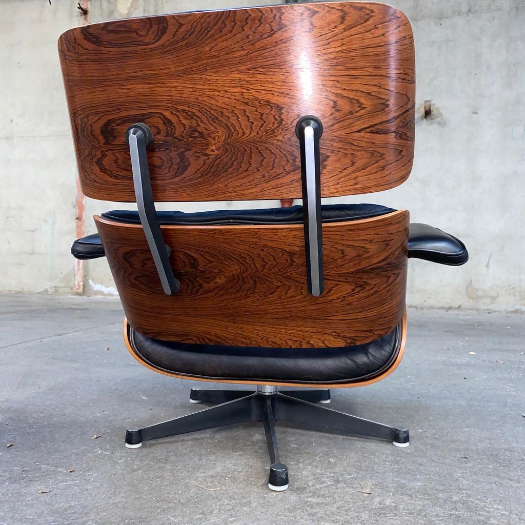 American 670-671 Ray and Charles Eames 1970 Rosewood Lounge