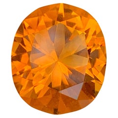 6.70 Carat Natural Loose Madeira Citrine Stone Fancy Cut Brazilian Gemstone