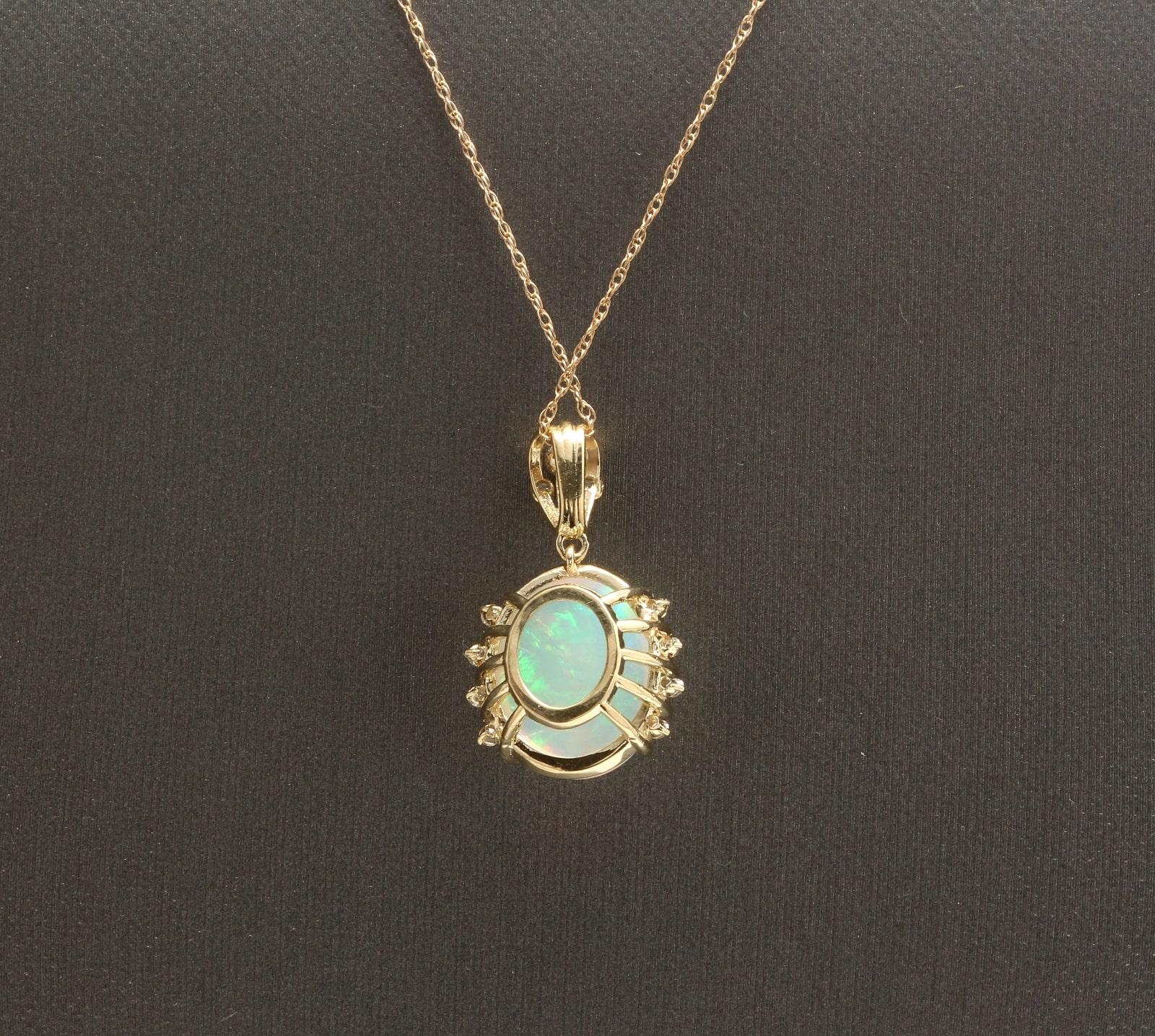 antique opal necklace