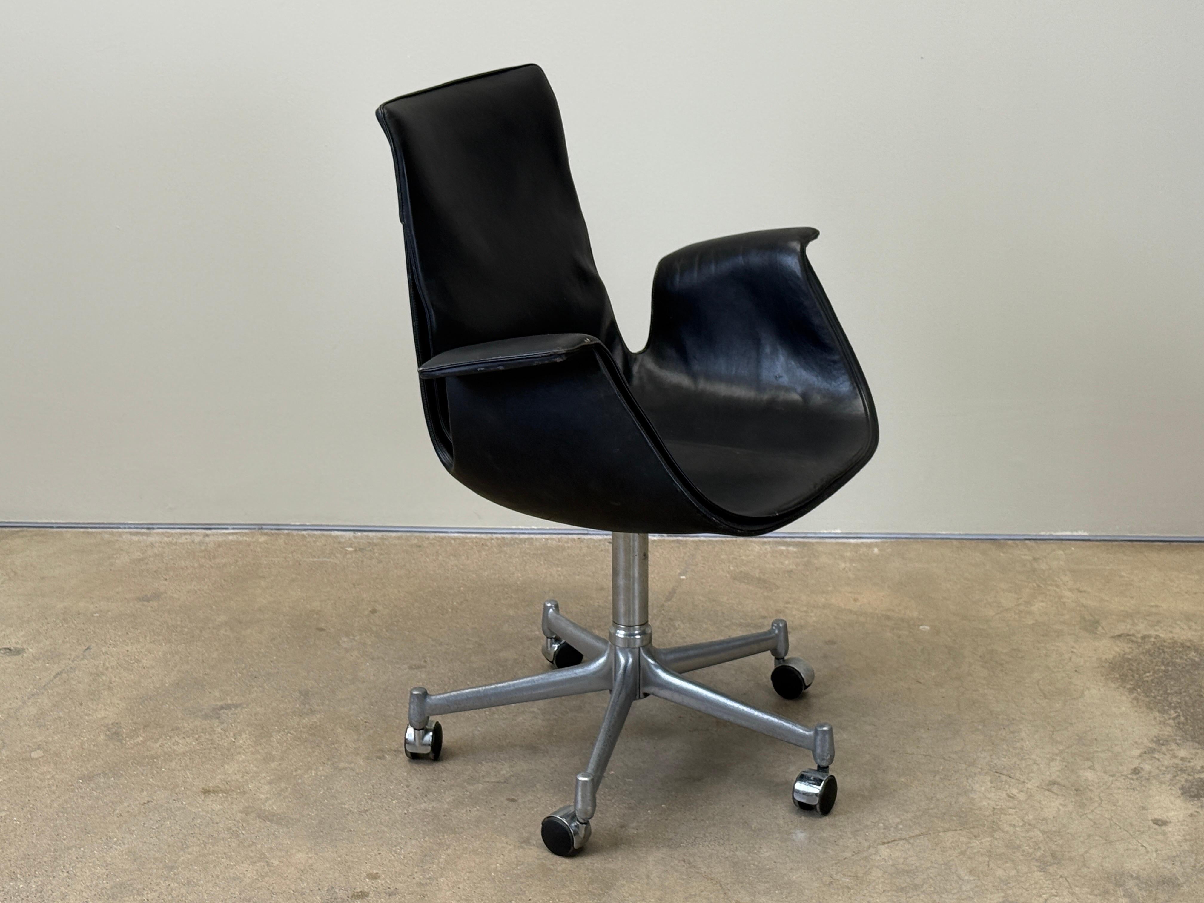 6727 Silla de escritorio de Jørgen Kastholm & Preben Fabricius para Kill International en Bueno estado para la venta en Dallas, TX