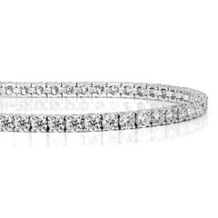 6.74ct Round Brilliant Cut Diamond Tennis Bracelet