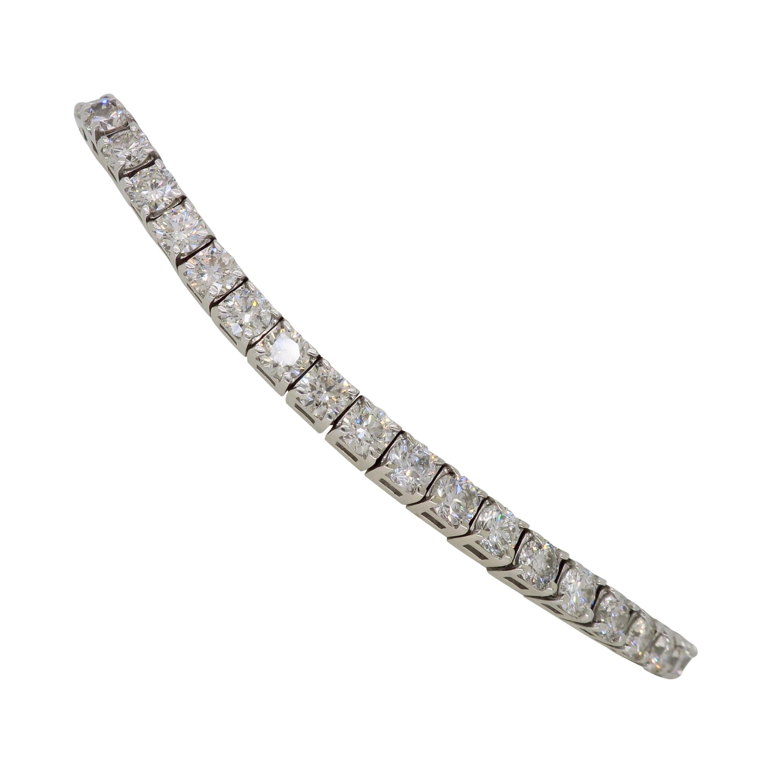 6.75 Carat Diamond Tennis Bracelet