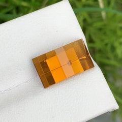 6.75 Carat Natural Loose Pixel Cut CItrine Gemstone From Brazil