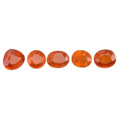 6.75 Carat Natural Loose Spessartite Garnet Lot For Jewellery Making