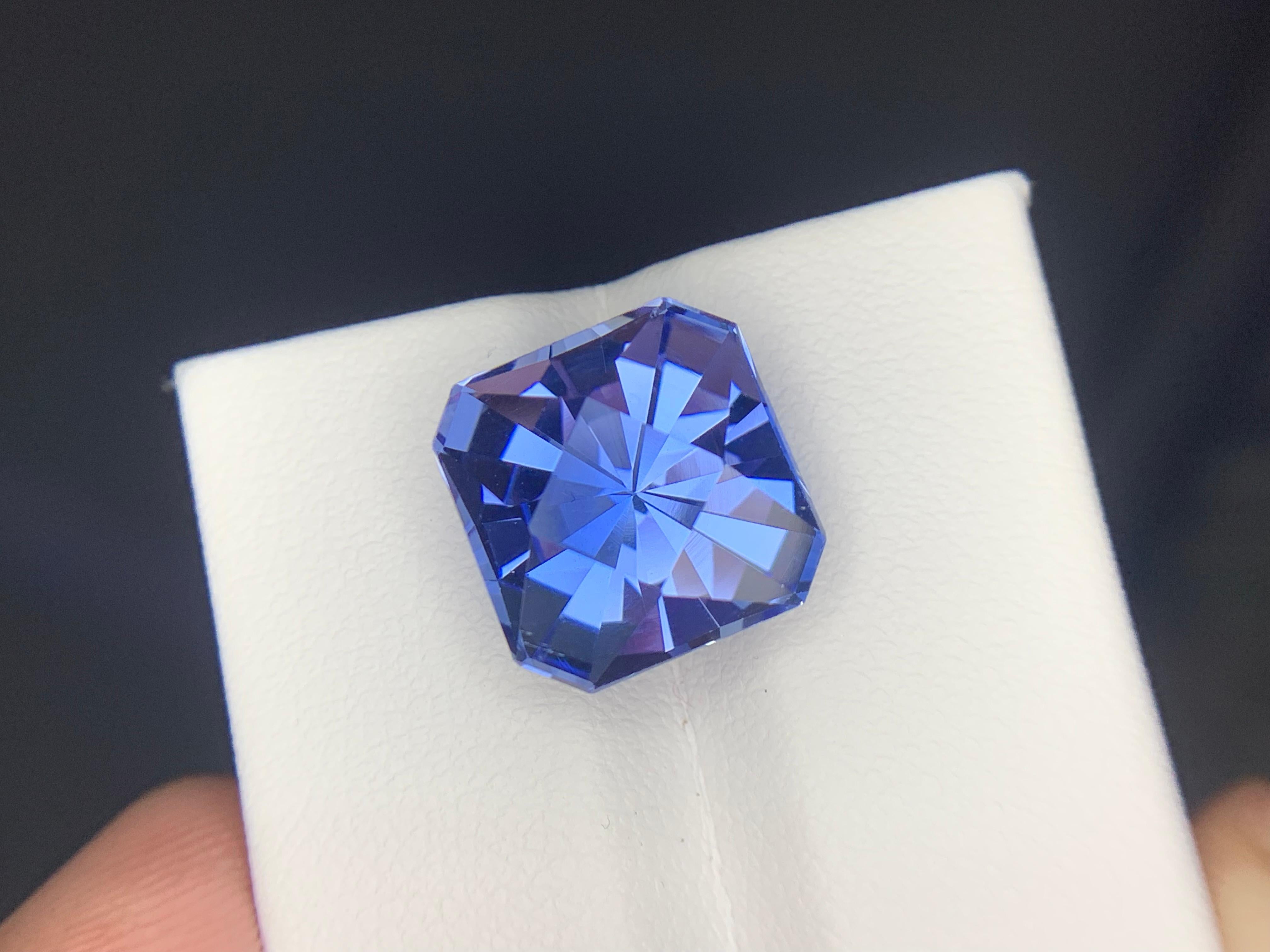 6.75 Carats Aigue-marine en vrac Goshenite Pierre précieuse naturelle en vente 4