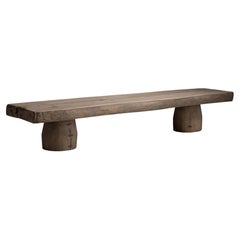 67.5 Inch Long Elm Slab Coffee Table, Made in Wales